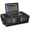 SKB 1SKB-ISF2U Injection Molded 2U Studio Flyer Rack Case with Wheels